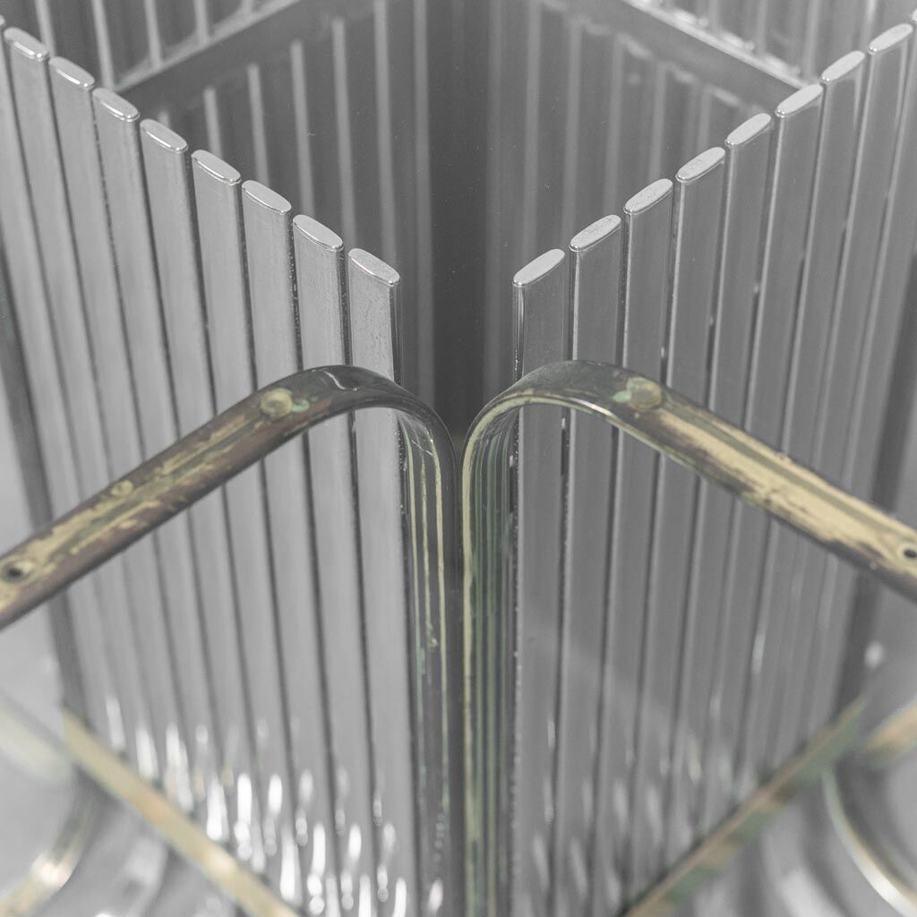 Dining table steel brass 70