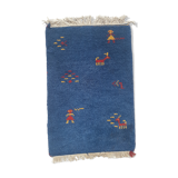 Berber carpet gabbeh handmade 100% wool 35x72cm