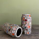 Paire de vases “Picassiette”