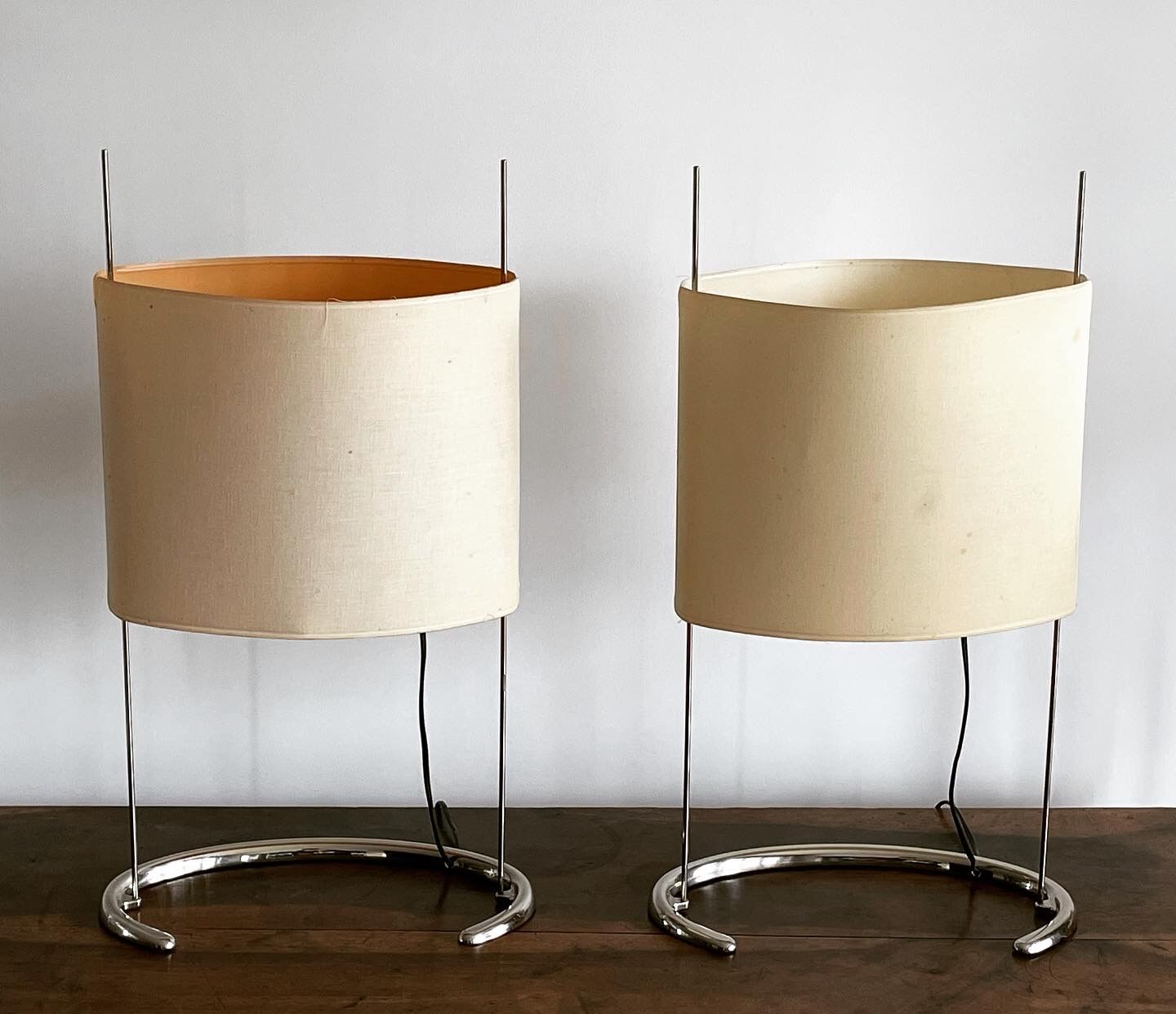Pair of large "Gala" lamps by Paolo Rizzato, 1970s