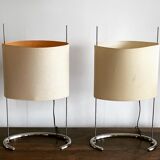 Pair of large "Gala" lamps by Paolo Rizzato, 1970s