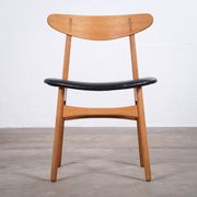 Oak Dining Chair attributed to Hans J. Wegner for Carl Hansen & Son, Denmark, 1952
