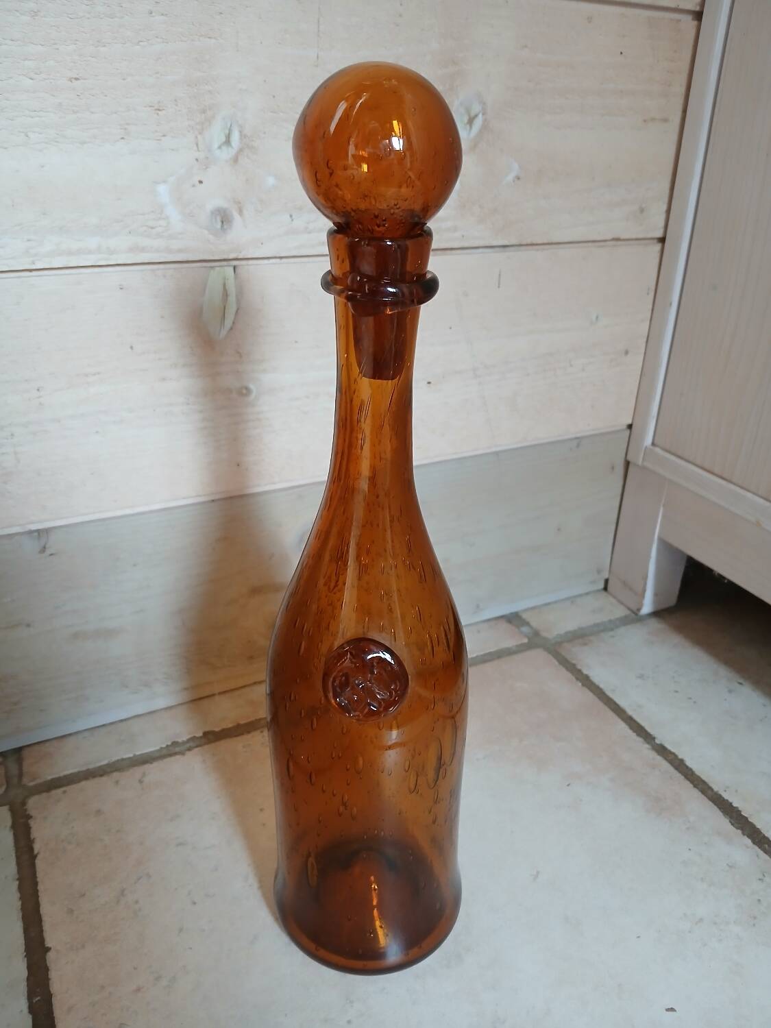 Antique BIOT carafe