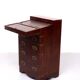 Bureau Davenport en acajou de style militaire. Angleterre