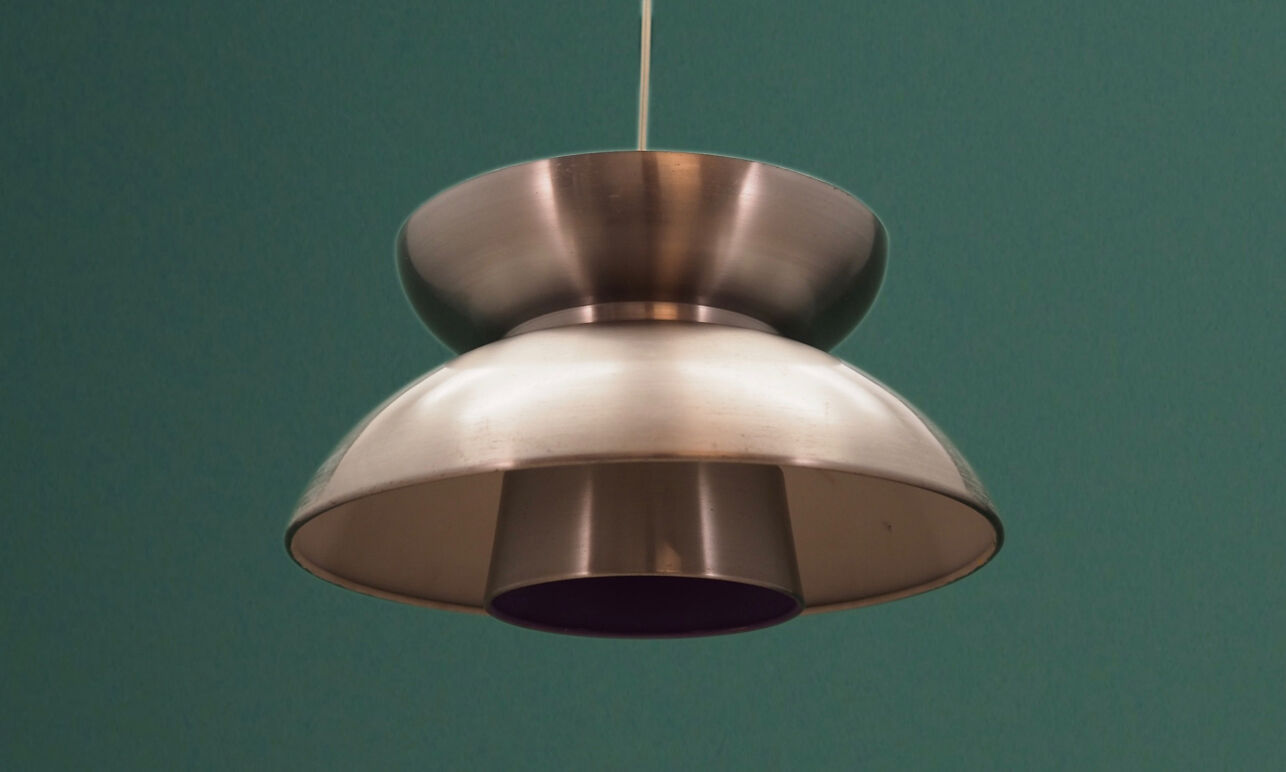 Silver chandelier, Danish design, 1970s