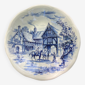 Assiette creuse en faïence Gien Enoch Wedgwood