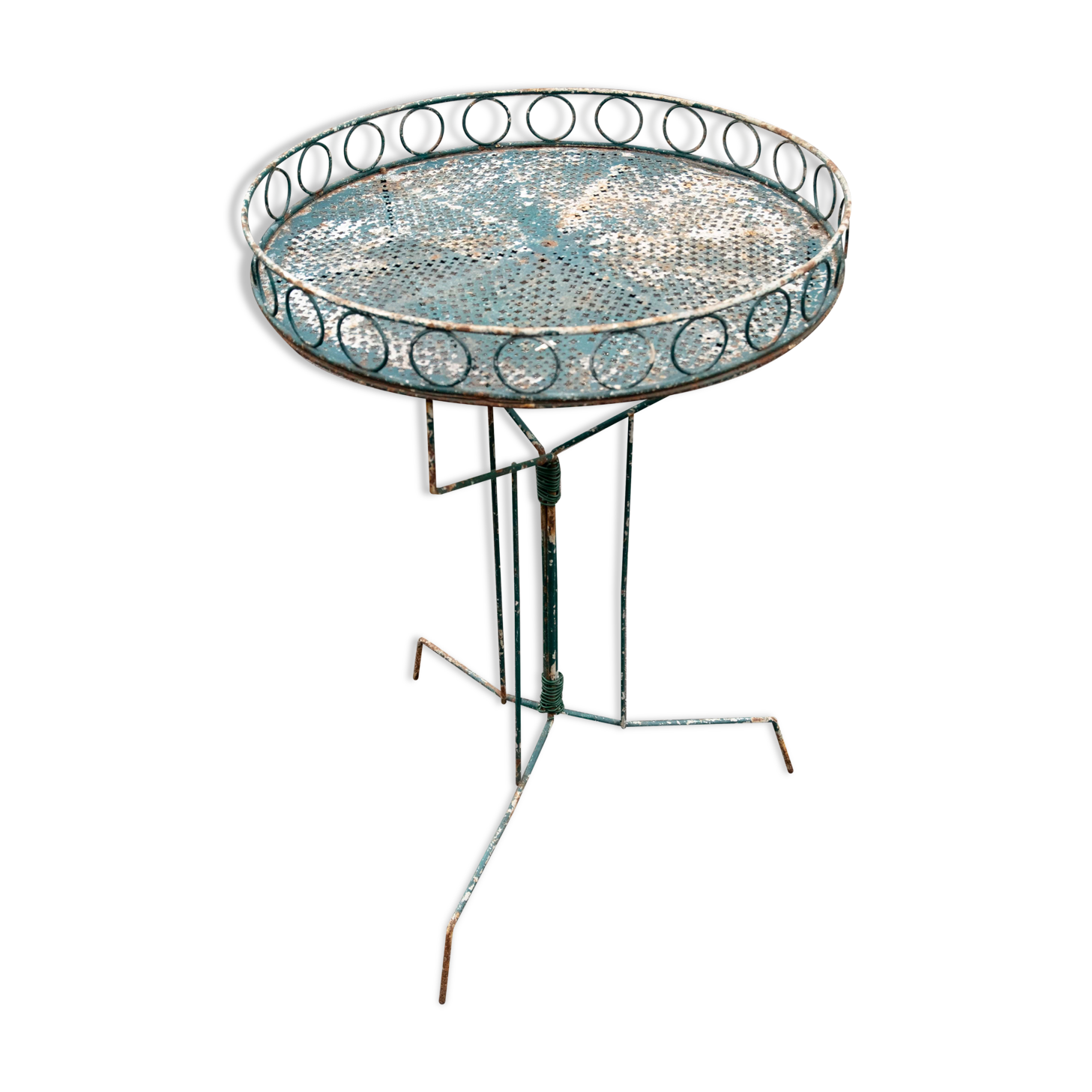Garden pedestal table