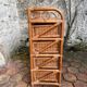 Vintage rattan chest of drawers