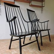 Pair of armchairs "Grandezza" Lena Larsson of the 1960s
