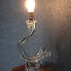 Daum living room lamp base in crystal cornucopia model 50-60'