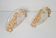 Vintage Bowl Wall Lamps in Goldleaf Murano Glass, Italy, 1970s, Set of 2