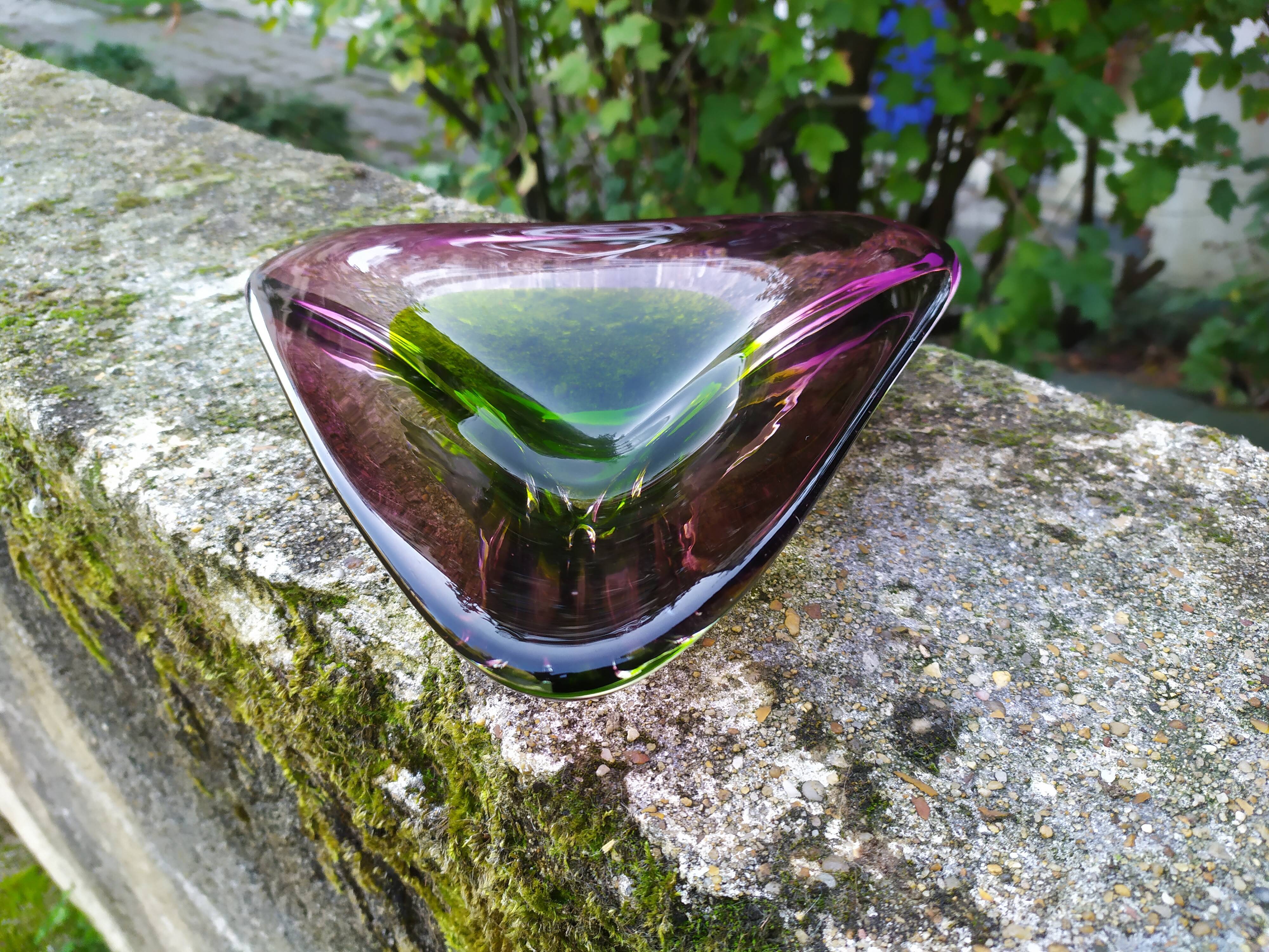 Blown glass cup from the 70s