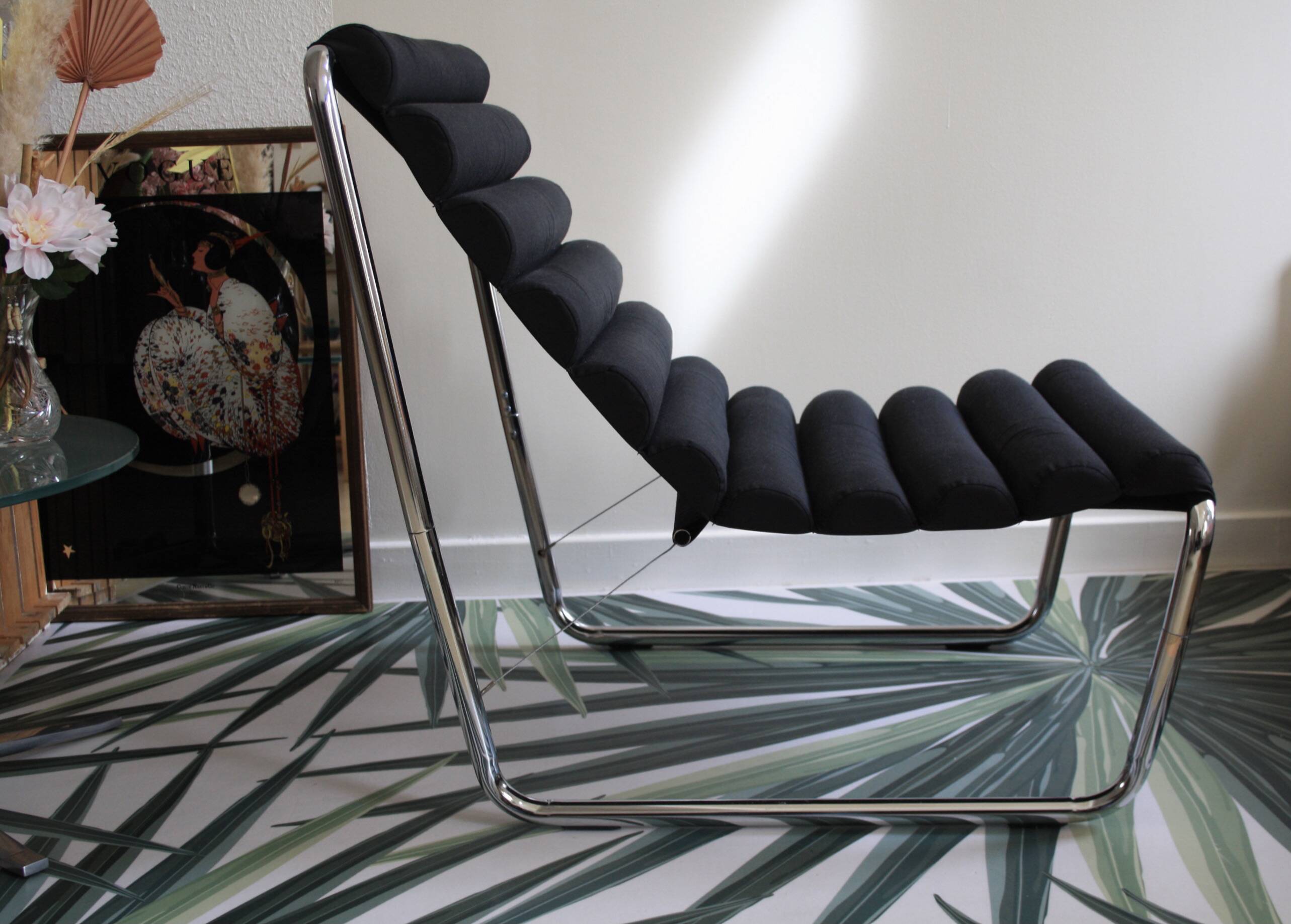 Fauteuil suspendu assise boudins