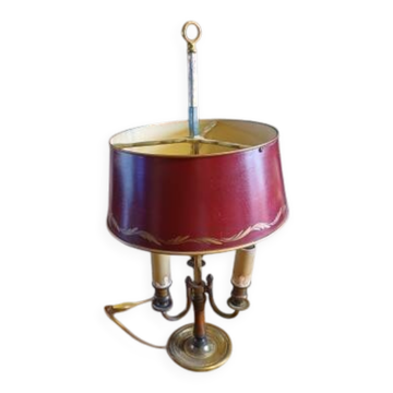Empire style bouillotte lamp