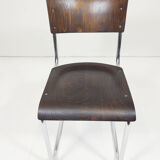Tubular steel cantilever chair by Mart Stam
