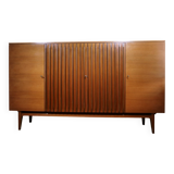Buffet vintage en noyer, commode vintage, 1960