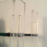 glass and plexiglass library