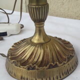 Lampe chandelier en bronze  4 feux