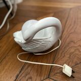 Vintage 1960s swan table lamp