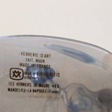 Vase glass paste of the glassmakers of Maure Vieil Mick and Bob Le Bleïs 80s