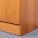Two-piece wardrobe made of Danish teak veneer from the 1970s