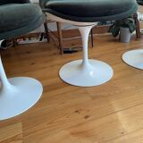 Set of 4 Saarinen Swivel Tulip Chairs for Knoll