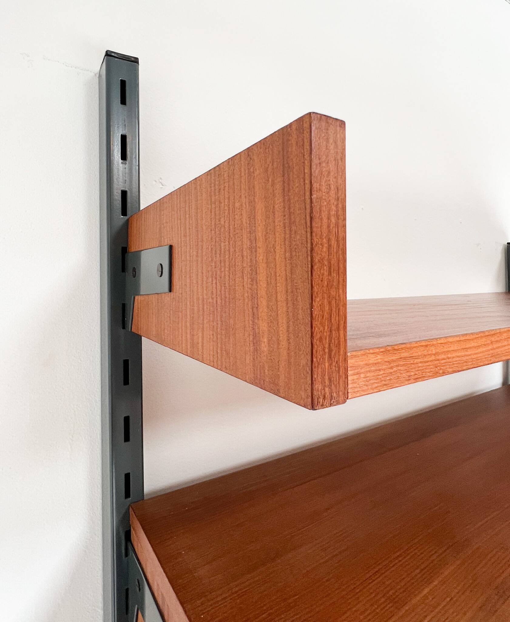 Système mural vintage Simpla Lux 2 unités, années 1960