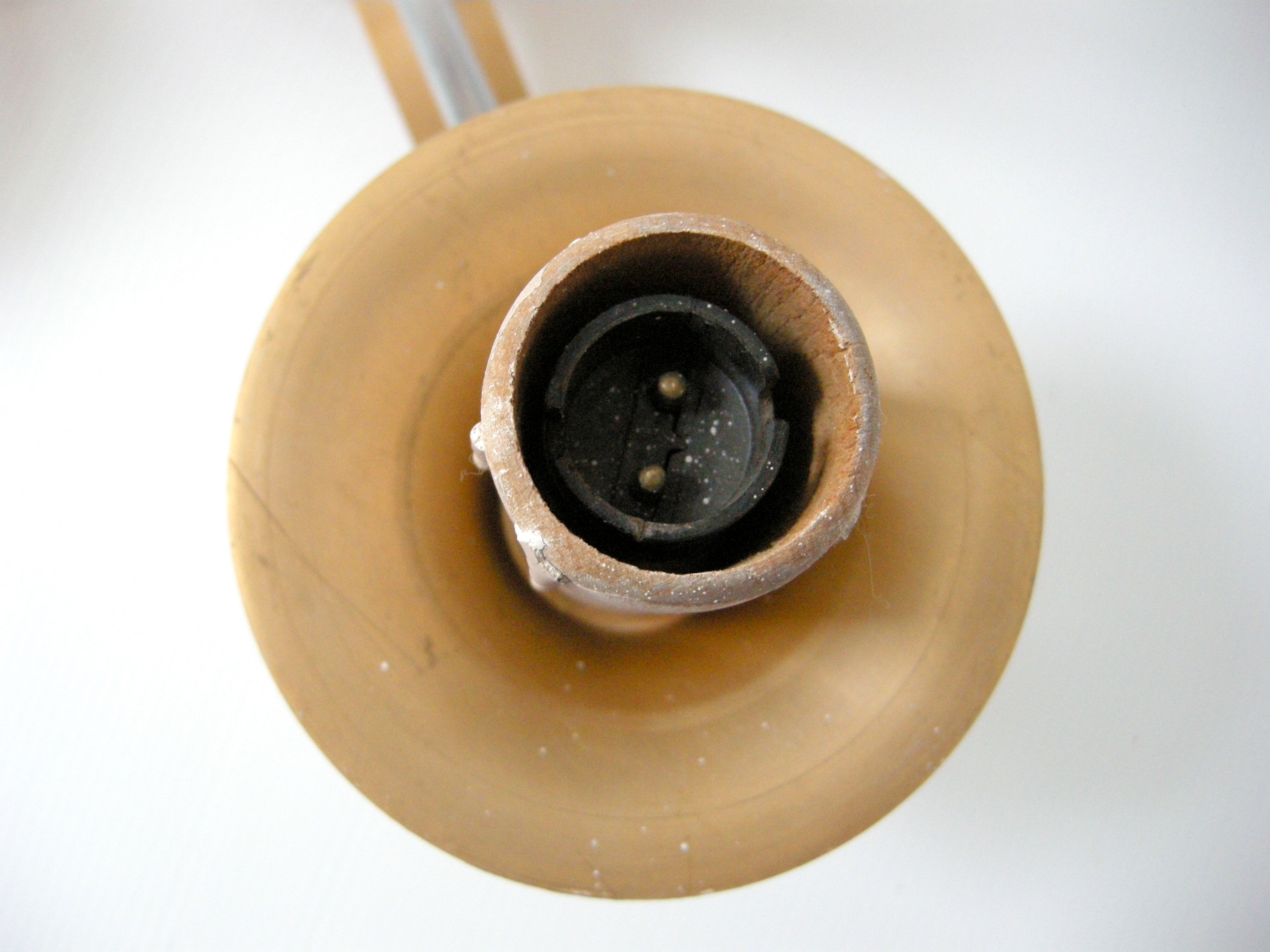 Vintage chandelier 1950 aluminum