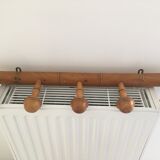 Vintage wood coat holder