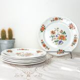 Set of earthenware plates