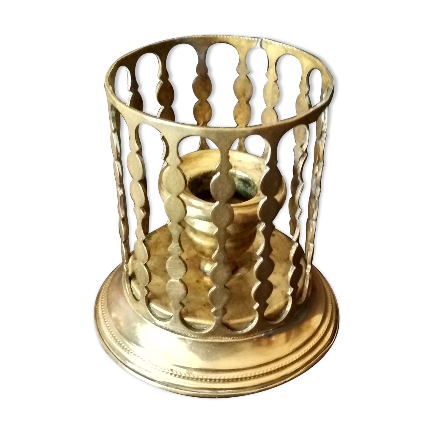 Brass candle holder