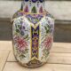 Portuguese vase in hand-painted ceramic from the 1990s.