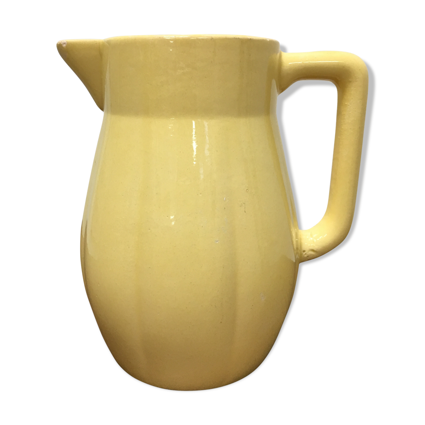 Vintage yellow pitcher