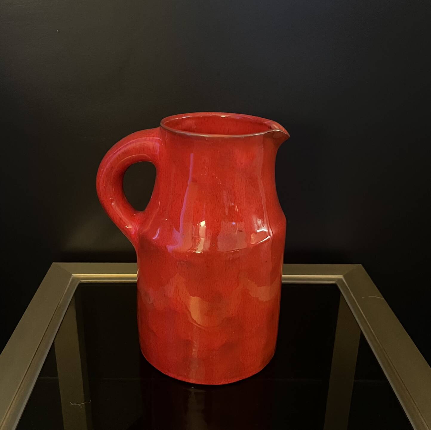 Ceramic pitcher by the Cloutier brothers