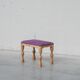 Tabouret danois du milieu du siècle en chêne style Henning Kjaernulf