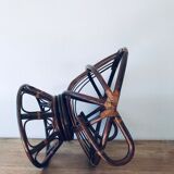 Rotating rattan chair