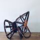 Rotating rattan chair