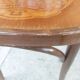 6 bistro chairs, pattern on the seat