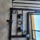 Porte manteaux miroir en fer forge