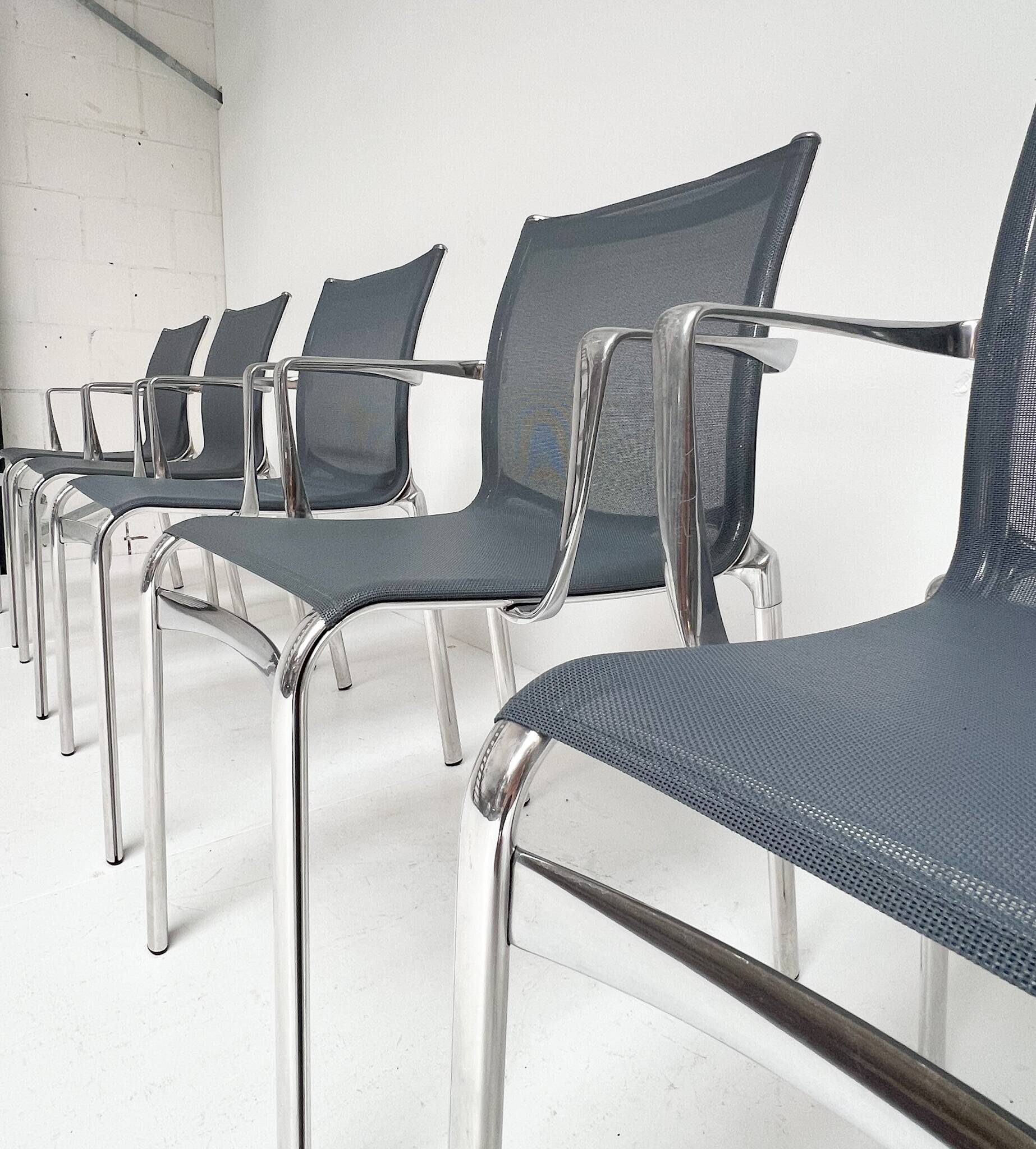 Ensemble de 6 chaises Big Frame 44 par Alberto Meda pour Alias, après 2000