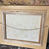 Canvas painting painted with a knife