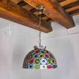 Brutalist chandelier by Felipe Derflingher for Feders, blown glass, 1960, Mexico