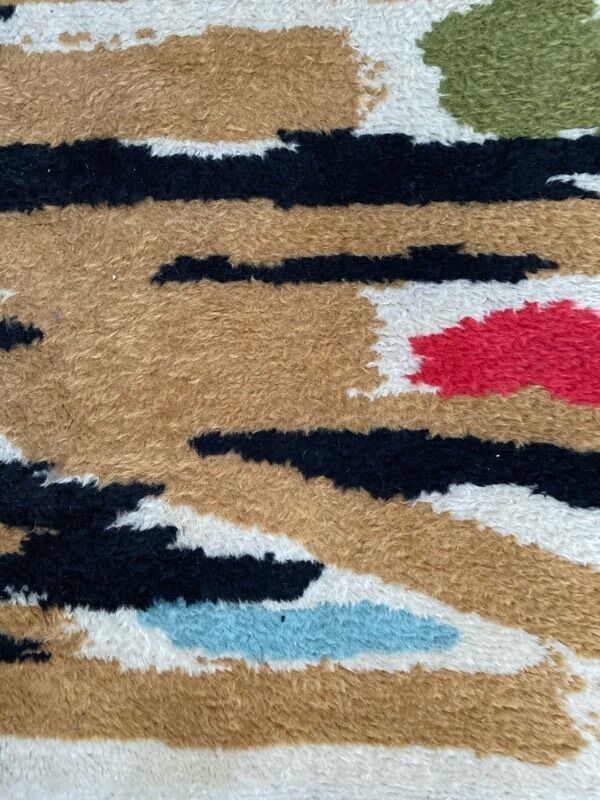 60s design carpet, Jacques Borker 160x270 cm