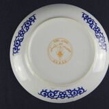 Pair of vintage Taous porcelain dessert plates, Morocco