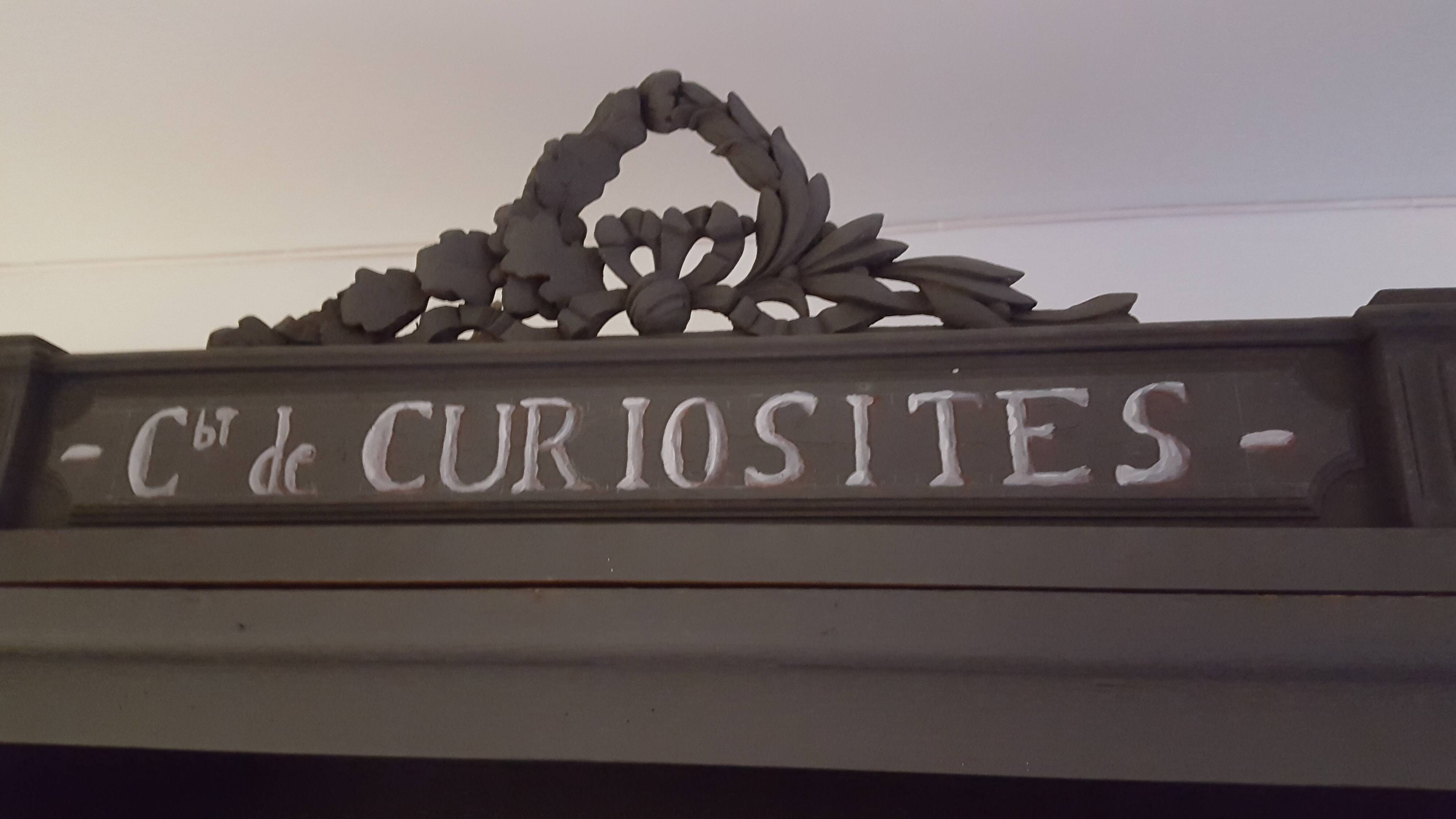 Library cabinet of curiosities