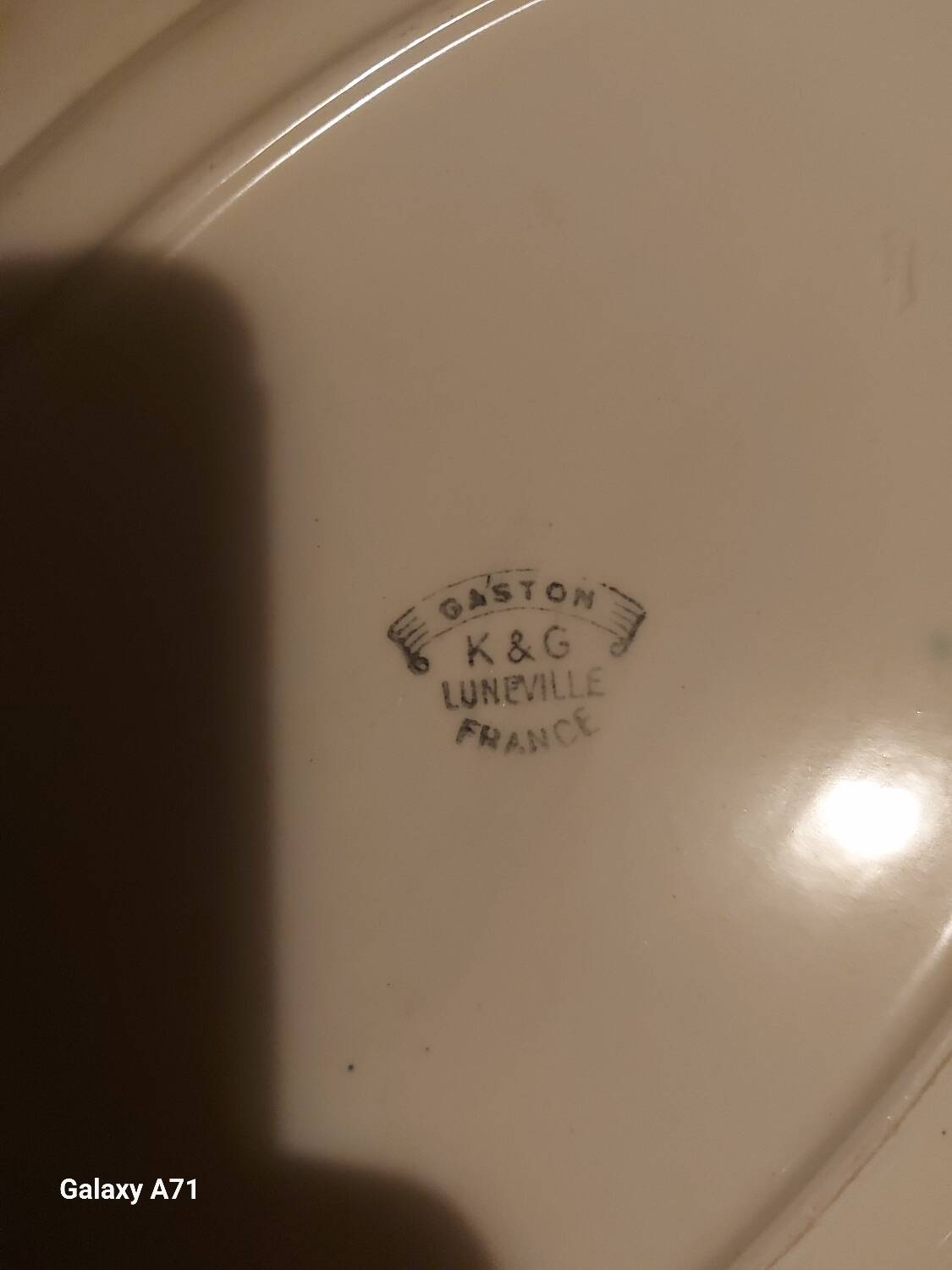 K&G Luneville Gaston model dinner service