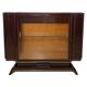 Art Deco Sideboard with Vitrine in Macassar Ebony & Maple, Paris, 1930s