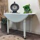 Console/table convertible in mahogany
