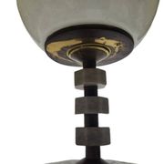 Art Deco style bedside lamp from Polam, Poland, 1970s