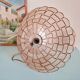 Suspension vintage en nacre et laiton